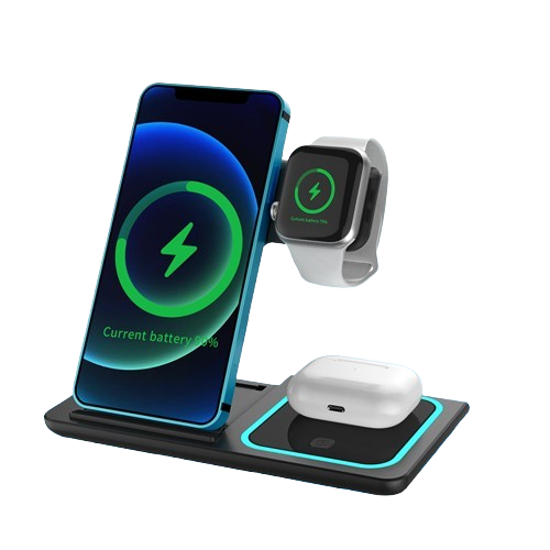 3 in 1 Magnetic Wireless Charger Stand